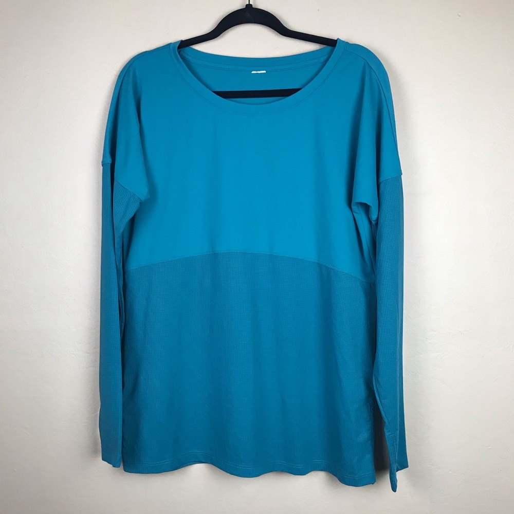 Fabletics women’s shirt green Sz XL‎ long sleeve